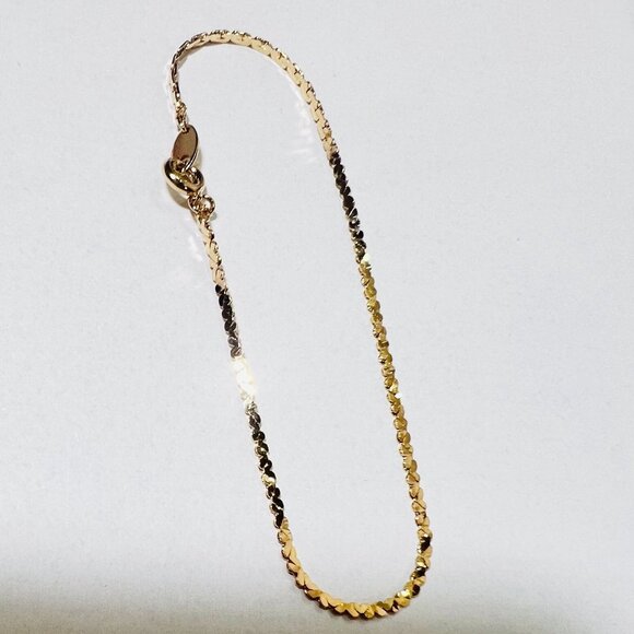 Bracelet Serpentine 7" Chain Trifarium Gold-tone Hi Quality 1955 TRIFARI New - Picture 3 of 7